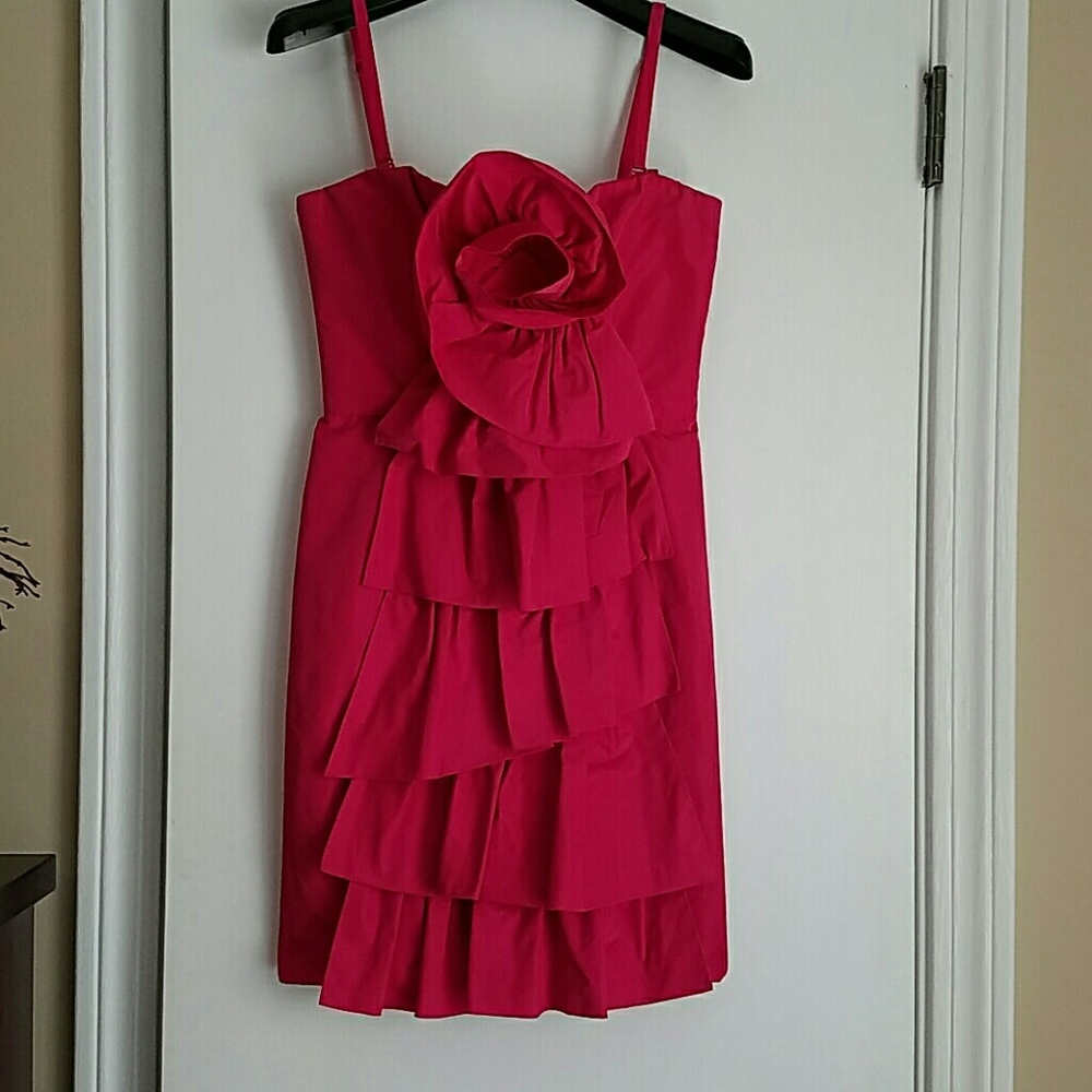 BCBG Maxazria Strapless Cocktail Dress
